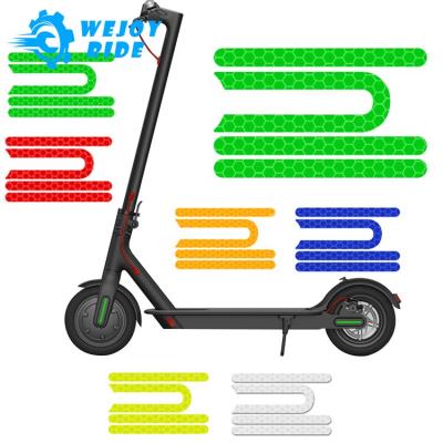 Front & rear wheel decorative reflector sticker WT0019