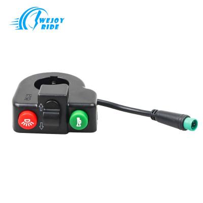 For Kugoo M4 Electric Scooter 3 in 1 Function Switch (Waterproof Head)