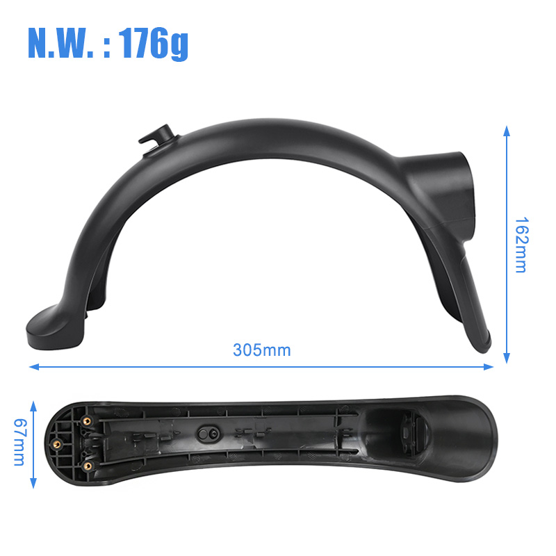 Rear Fender Replacement Part For Xiaomi Electric Scooter MI 4 Pro.jpg