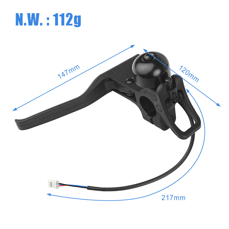 Handle Brake Levers With Bell Replacement Part For Xiaomi Electric Scooter 4 Pro.jpg